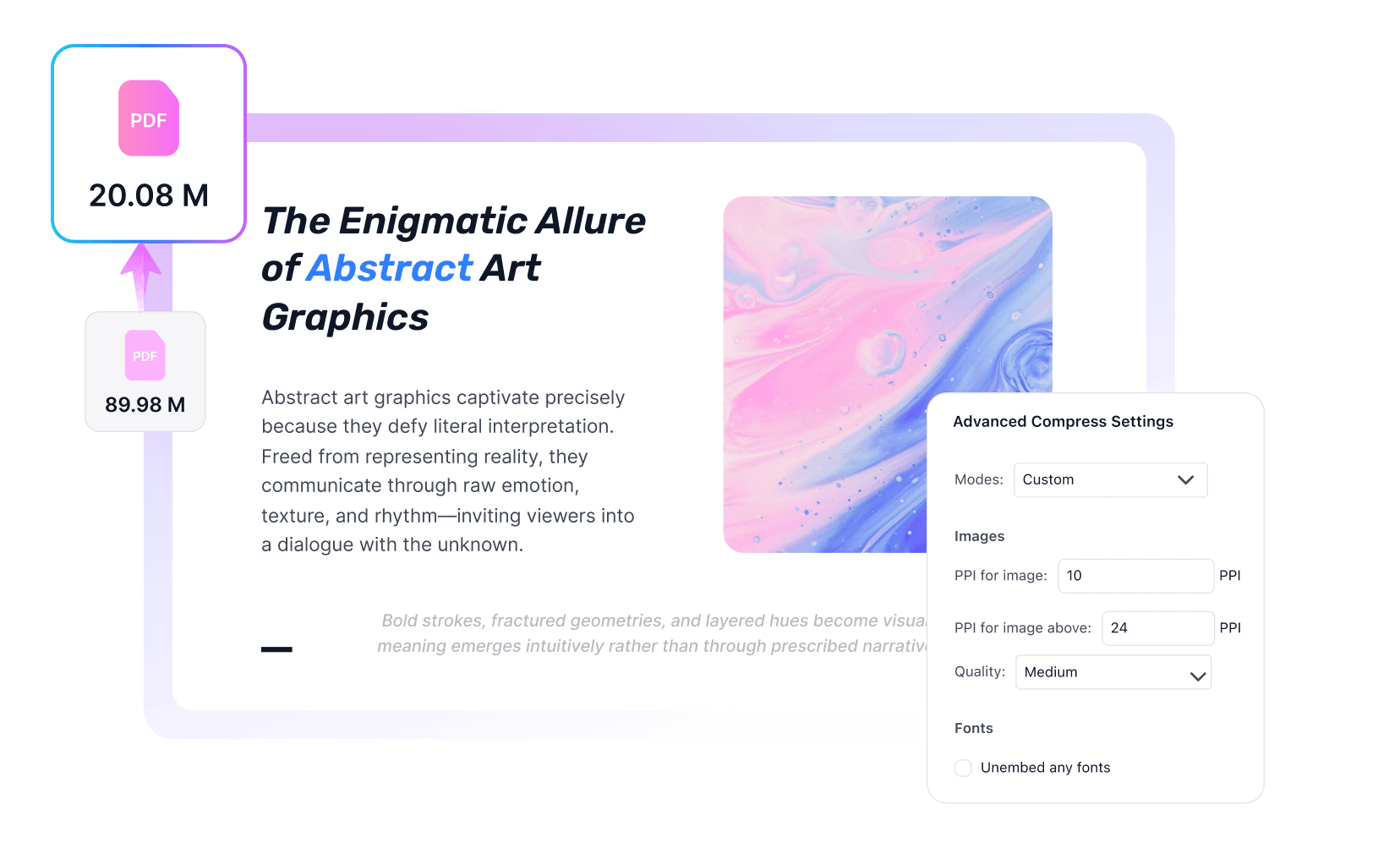 Compressió personalitzada