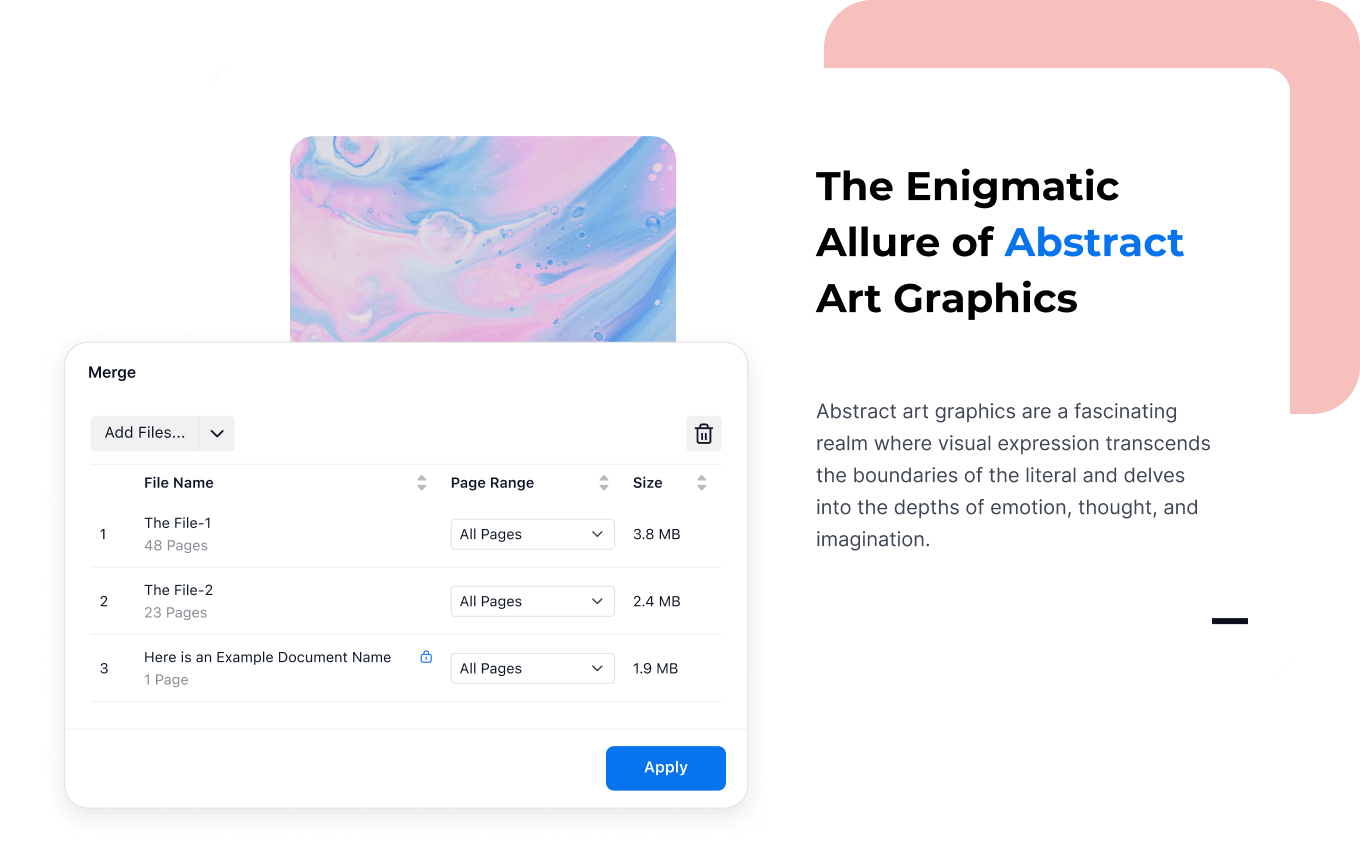 Fusionner et diviser les PDF