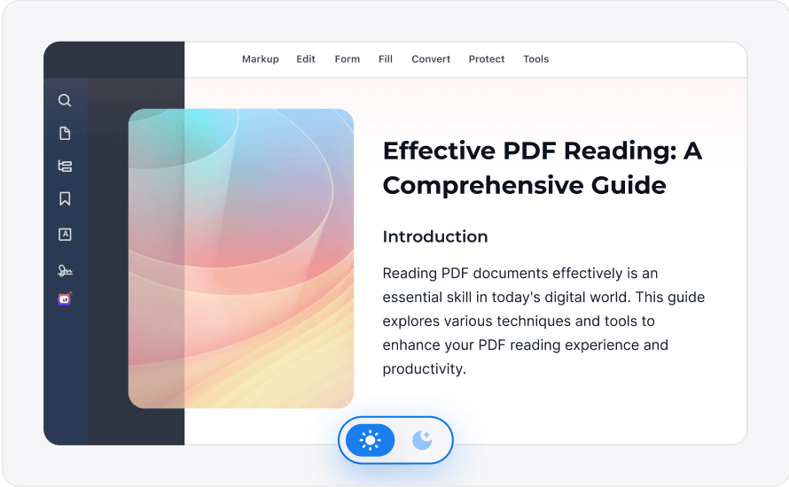 Read PDFs in Enhanced Mode